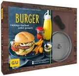 Burger-Set: mit antihaftbeschichteter Burgerpresse aus Aluguss (GU Buch plus) - 1