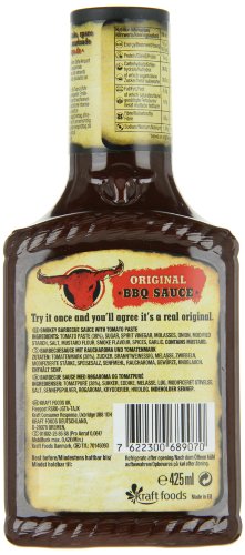 Bull's-Eye BBQ Grillsauce Original, Dosierflasche, 2er Pack (2 x 425 ml) - 2