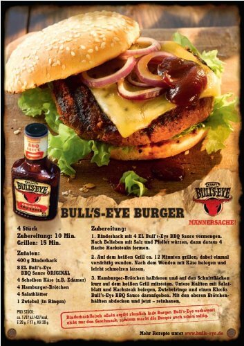 Bull's-Eye BBQ Grillsauce Original, Dosierflasche, 2er Pack (2 x 425 ml) - 5