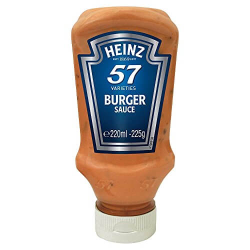 Heinz 57 Varieties Burger Sauce 225g - traditionelle 57 Burger Sauce - 1